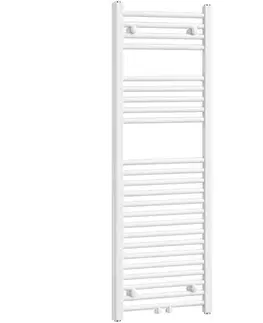 Radiátory do kúpeľne CERANO - Koupelnový radiátor Benito - středové připojení 50mm/boční - 477 W - bílá  lesklá - 1200x450 mm CER-759001