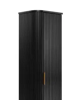 Skrinky do kúpeľne Elvisia Vysoká skrinka do kúpeľne ELEGANCE 139 Black