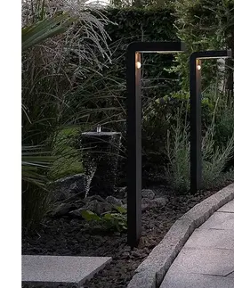 Záhradné lampy Eglo 900245 - LED vonkajšie solárne svietidlo so senzorom 18xLED/0,2W/3,7V IP44 900245