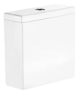 Záchody SAPHO - RAVEO keramická splachovacia nádržka pre kombi WC, biela PC105-112
