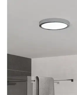Svietidlá Eglo 901763 - LED kúpeľňové stropné svietidlo FUEVA LED/11,5W/230V pr.21,1cm IP44 chróm 901763