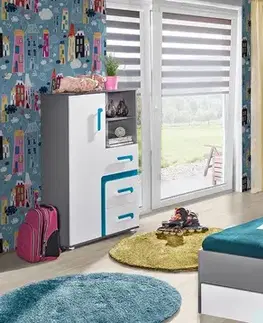 Písacie stoly TITO písací stôl A9, modrá