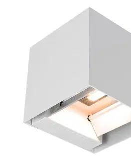 Svietidlá  LED solárne nástenné svietidlo so senzorom LED/9W/3,7V 3000/4000/5000K IP65 2600mAh biela 24063-1