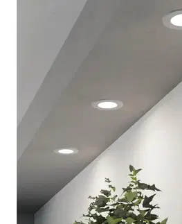 Svietidlá Eglo 901394-SADA 3xLED podhľadové svietidlo FUEVA LED/3,7W/230V priemer 8,8 cm biela 901394