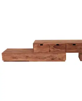 TV stolíky TV stolík 260x40x40 indický masív palisander
