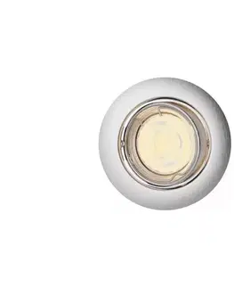 Svietidlá Philips - Zapustené stropné svietidlo PERIDOT 1xGU10/7W/230V strieborné 872016939264900