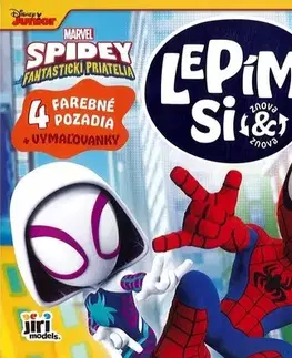 Nalepovačky, vystrihovačky, skladačky Lepím si znova - Spidey