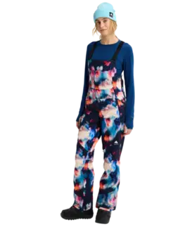 Snowboard nohavice Burton Reserve 2L Stretch Bib Pants W Veľkosť: S