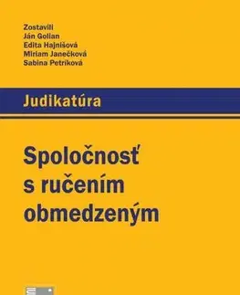 Obchodné právo Spoločnosť s ručením obmedzeným - Kolektív autorov