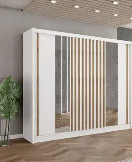 Šatňové skrine Šatníková skriňa LADDER 250 Tempo Kondela