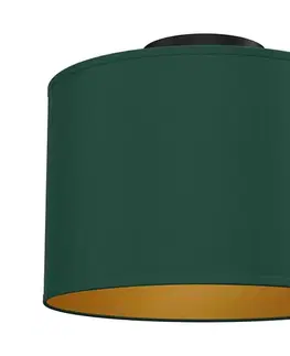 Svietidlá  Stropné svietidlo ARDEN 1×E27/15W/230V, priemer 25 cm, zelené 3735