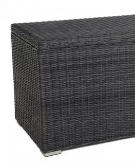 Záhradné úložné boxy Záhradný úložný box polyratan 1037 l