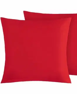 Obliečky Bellatex Bavlnené obliečky na vankúš, červené, 45× 45 cm, 2 ks, 45 x 45 cm