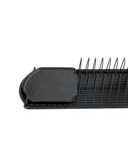 Kuchynské potreby WENKO 54767100 - Odkvapávač BASIC 47,5x26,5 cm čierny 54767100