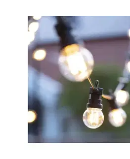 LED osvetlenie Markslöjd 107292 - LED Vonkajšia dekoratívna reťaz GIRLANDA GARDEN 10xLED 5,5m IP44 107292