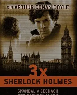 Detektívky, trilery, horory 3 x Sherlock Holmes - Arthur Conan Doyle