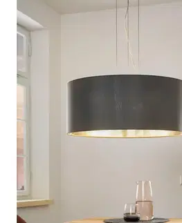 Svietidlá Eglo 31606 - Závesné svietidlo na lanku MASERLO 3xE27/60W/230V 31606