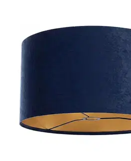Predlžovacie káble  Tienidlo univerzálne STANDART E27 pr. 45 cm modrá/zlatá D-010-044-45/25-SH
