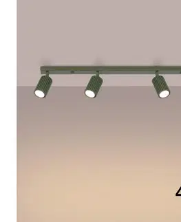 Svietidlá BRILAGI - LED bodové svietidlo CRESTO 4xGU10/10W/230V zelené BR.1622