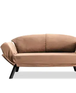 Pohovky a gauče Dvojmiestna rozkladacia pohovka Genzo - Light Brown