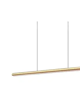 Svietidlá Ideal Lux - LED stmievateľný luster na lanku DORICA LED/35W/230V CRI 90 140 cm zlatý 366432