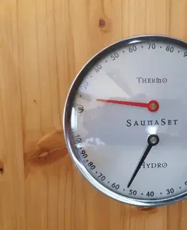 Saunové príslušenstvo Saunový teplomer / vlhkomer Dekorhome