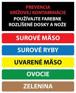 HACCP dosky 60x40 cm STALGAST Doska na krájanie STALGAST® 60 x 40 / červená