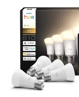 LED osvetlenie Súprava 4x stmievateľných LED žiaroviek Philips Hue WHITE E27/7W/230V 2700K 8721103095725