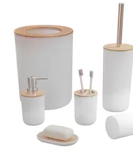 Kúpeľňové doplnky (ostatné) MAKRO - Kúpeľňová sada 6ks, umelá hmota