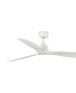 Ventilátory FARO Barcelona FARO 34363WT - Stropný látor OUTWOOD L biely, priemer 150 cm, WT, IP44 + diaľkové ovládanie 34363T
