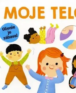 Leporelá, krabičky, puzzle knihy Moje telo - Mária Nerádová