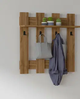 Nemý sluha Nástenný vešiak Carina Walnut