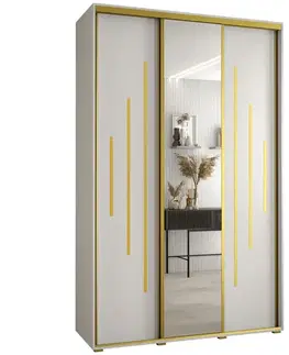 Šatníkové skrine Skriňa 45 Canaris 13 160 biela/gold