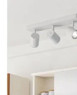 Svietidlá Eglo 901963 - Kúpeľňové bodové svietidlo CONSUMA 3xGU10/5W/230V IP44 biele 901963