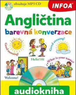 Učebnice a príručky Angličtina - Barevná konverzace + audiokniha s mp3 CD