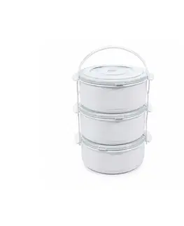Jedlonosiče MAKRO - Obedár / jedlonosič 3 dielny 3x1L, plastový