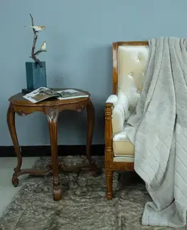 Ozdobné prikrývky Deka CLAUDI 170x220 cm béžová