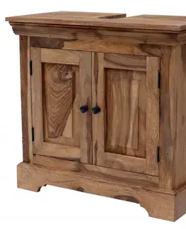 Kúpeľňový nábytok Skrinka pod umývadlo Jali 70x60x35 z indického masívu palisander