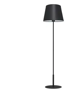 Lampy  Stojacia lampa ARDEN 1xE27/60W/230V čierna/biela 3485
