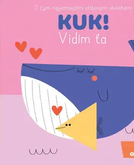 Leporelá, krabičky, puzzle knihy Kuk Vidím Ťa Farby a tvary
