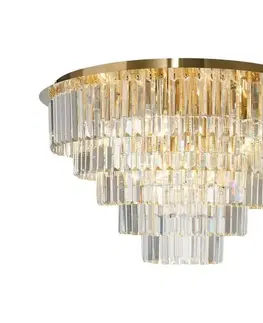 Svietidlá  Stropné svietidlo MILANO 12xE14/40W/230V zlatá ML1025