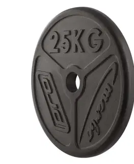 Závažia k činkám Olympijský liatinový kotúč Marbo Sport MW-O25 OLI 25 kg