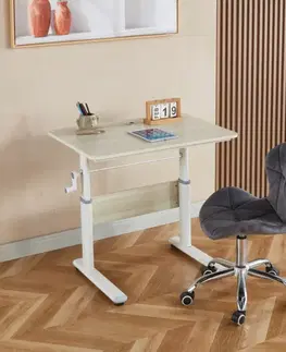 Pracovné stoly Výškovo nastaviteľný PC stôl KASIOS Tempo Kondela