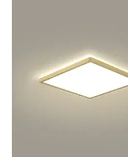 Svietidlá BRILAGI - LED Kúpeľňové svietidlo ULTRA SLIM LED/18W/230V 30x30 cm zlaté IP54 BRI582