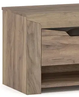 Nočné stolíky NABBI Soraya N nočný stolík (2 ks) dub tabaco / wenge