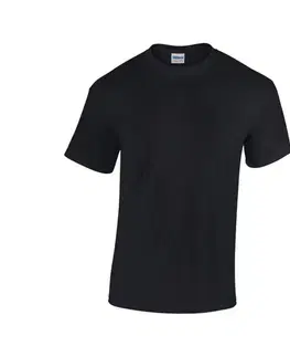 Oblečenie, obuv a doplnky B&C Kuchárske tričko B&C BIG BOY - čierne (veľkosti 3XL až 5XL) 4XL