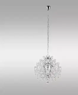 Moderné lustre do obývačky Luster Rosa 3 chróm AH-ROE143CH LW3