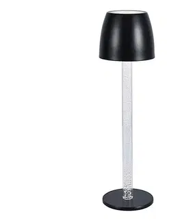 Lampy  LED stmievateľná nabíjacia stolná lampa LED/3W/5V 3000K čierna 23094