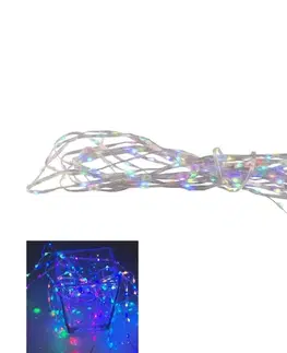 Svietidlá  LED RGB  reťaz LED/10W/5V 10 m USB + diaľkové ovládanie 324405