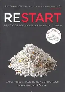 Podnikanie, obchod, predaj Restart - Jason Fried,David Heinemeier Hansson